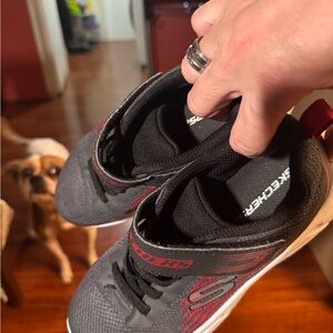 Skechers Black and Red Sneakers